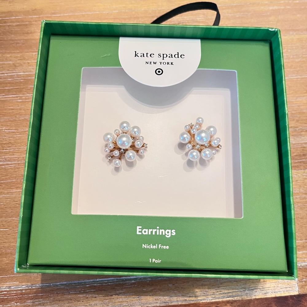 New Kate Spade x Target Pearl Cluster Stud Earrings💕